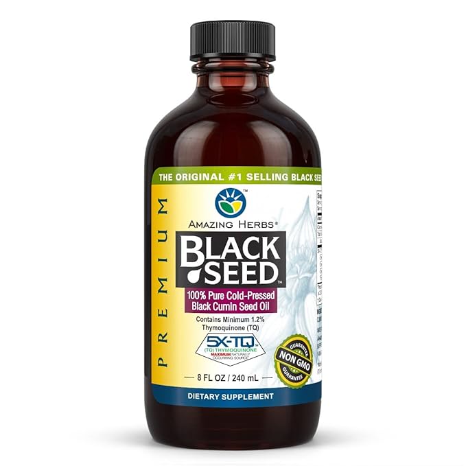 Amazing Herbs Oil Black Seed Premium