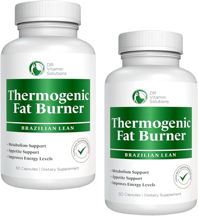 DR VITAMIN SOLUTIONS Thermogenic Fat Burner Brazilian Lean 60 Capsules Thermogenic Fat Burner Brazilian Lean 30 Capsules
