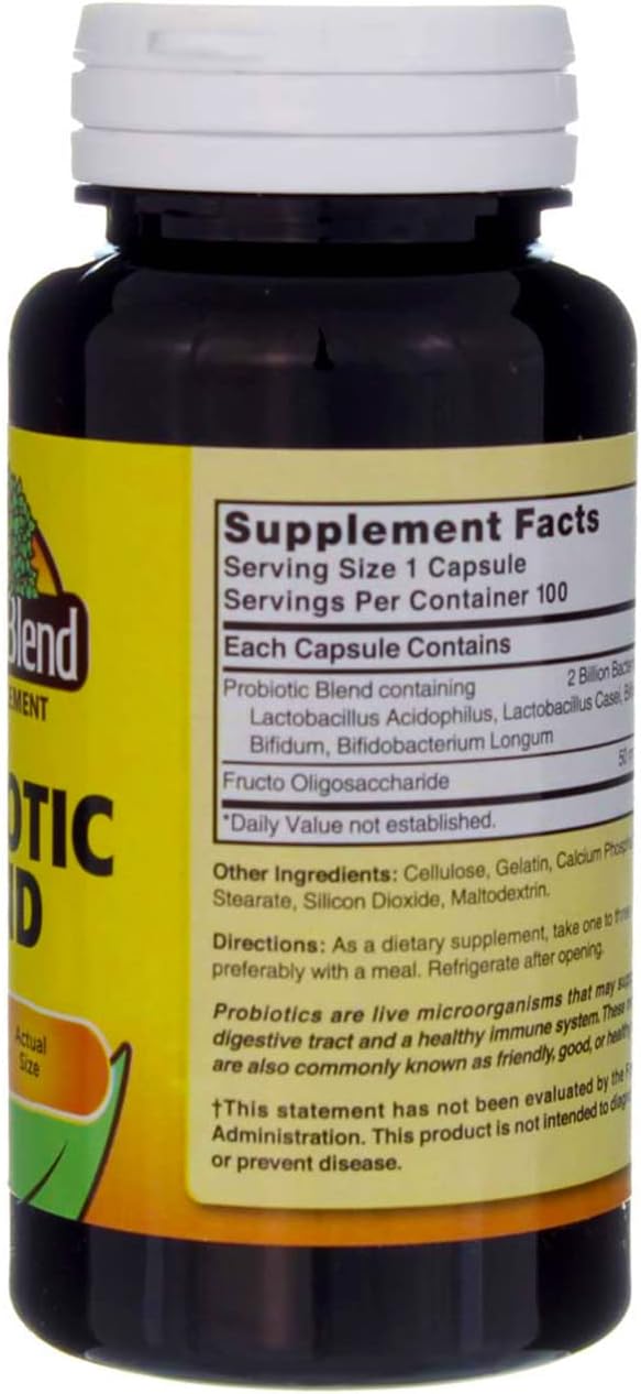 Nature's Blend Probiotic Blend 100 Capsules (Pack of 3)