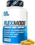 Evlution High Absorption Joint Support Supplement FLEXMODE Joint Supplement with Advanced Joint Vitamins Including Glucosamine Chondroitin MSM Boswellia and Hyaluronic Acid - 30 Servings