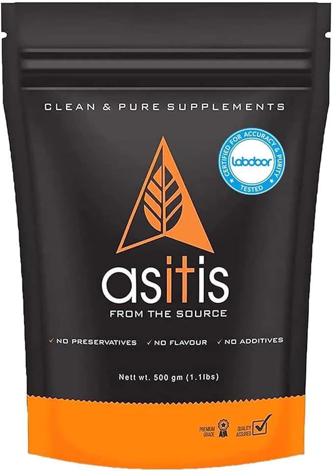 AS-IT-IS Nutrition Creatine Monohydrate 500gms/17.6 Oz | USA Labdoor Certified for Accuracy &amp Purity No Preservatives Gluten-free Vegan Friendly Post-workout Supplement