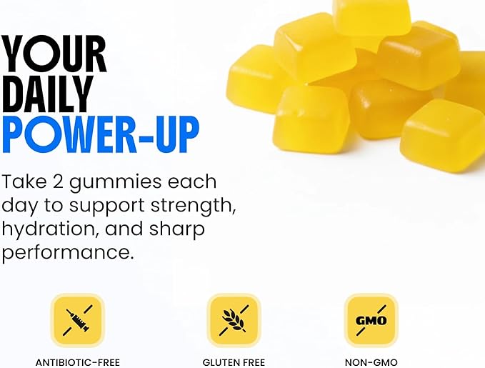 Limitless HYDR8 Creatine + Hydration Gummies - 30 Day Supply