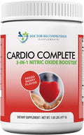 Cardio Complete - Heart Health Support Powder Supplement - 3-in-1 Nitric Oxide Booster with 5000 L-Arginine 1000mg L-Citrulline and Hawthorn Berry