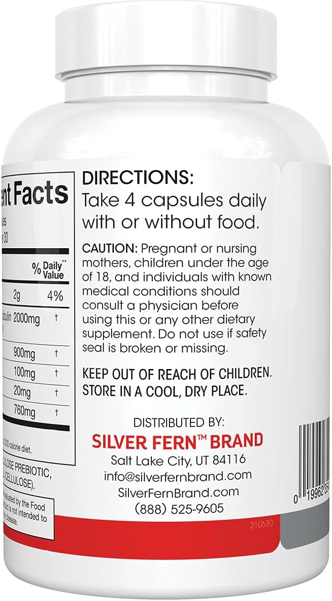 Silver Fern Cleanse - Daily Gut - 2 Bottle - 240 Capsules - 60 Day Supply - Immunoglobulin G A &amp M -(IgG IGA IgM) - Digestive System &amp Immune System Support - Postbiotic