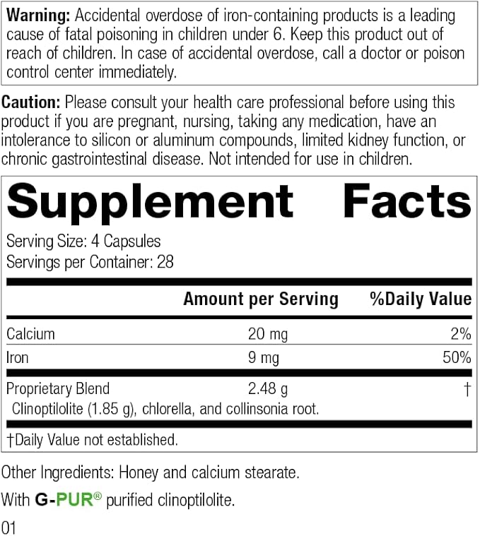 Standard Process GI Adsorb - Gastrointestinal Health &amp Elimination Dietary Supplement - Digestion System Support - Gluten-Free Non-Dairy &amp Non-Soy - 112 Capsules (28 Servings)