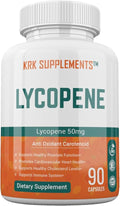 KRK SUPPLEMENTS 1 Bottle Lycopene 50mg 90 Capsules