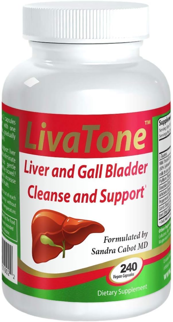 Liver and Gallbladder Cleanse – Dr. Formulated Liver Cleanse and Detox Pills Milk Thistle &amp Antioxidants (240 Capsules)