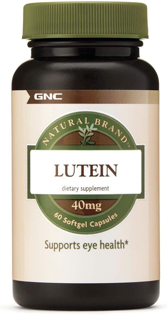 GNC Lutein 40mg Supports Eye Health 60 Softgels