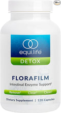 Equilife Florafilm Digestive Enzymes for Gut Flora Balance for Men and Women Gut Health and Immunity Support Supplement Supports Healthy Digestion Gluten Free Vegan Non GMO 120 Capsules