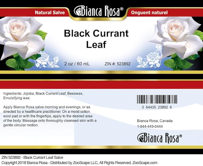 Black Currant Leaf Salve (2 oz ZIN: 523892) - 2 Pack