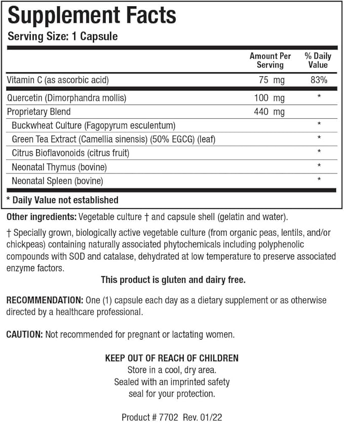 Biotics Research Bio FCTS Broad Spectrum Bioflavonoids Vitamin C Quercetin Strong Antioxidant Healthy Vision Eye Health Immune Health Support Oral/Dental Health 90 Capsules