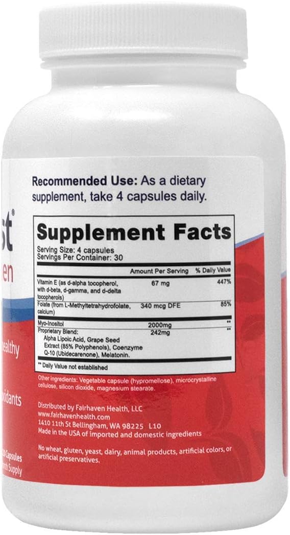 FertilAid for Women &amp Ovaboost Combo Female Fertility Supplement &amp Natural Fertility Vitamin with Myo-Inositol Vitex &amp Vitamins to Support Ovulation Cycle Regularity &amp Egg Quality