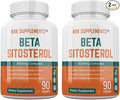KRK SUPPLEMENTS 2 Bottles Beta Sitosterol 800mg Per Serving 180 Total Capsules Prostate Support