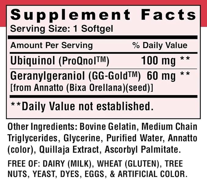 MDR Active C0-Q10 Ubiquinol (60 softgels)