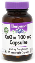 Bluebonnet CoQ-10 Vegetarian Capsules 100 mg 60 Count