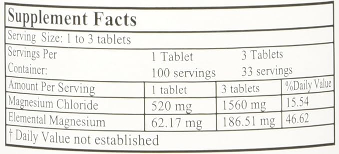 Alta Health Alta Health Magnesium Chloride 100 (Pack of 2) 100 Count