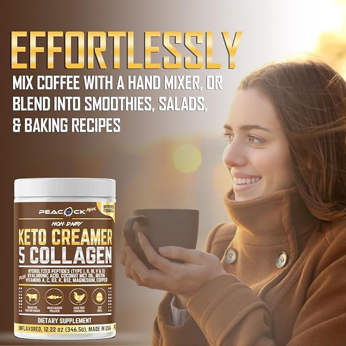Keto Multi Collagen Peptides (16.2 oz) + Creatine Monohydrate Powder (500g) + Colostrum Powder (60g) Bundle – Unflavored Gluten-Free Non-GMO Clean Ingredient Formula
