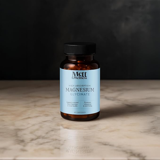 Magnesium Glycinate | 60 Capsules | Supports Relaxation Muscle &amp Nerve Function | Bone Heart &amp Digestive Wellness