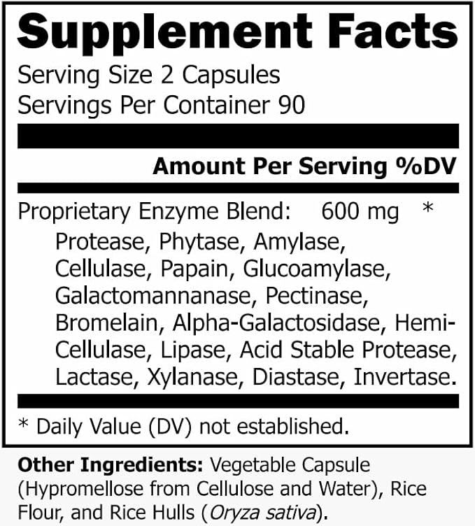 Maximizer Enzyme Supplement 180 caps.