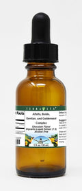 Terravita Alfalfa Boldo Gentian and Goldenseal Complex Glycerite Liquid Extract (1:5) - Chocolate Flavored (1 oz ZIN: 522370)