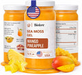 Biolore Wildcrafted Sea Moss Gel - Mango Pineapple 16 oz - Flavored Sea Moss Gel with Essential Vitamins &amp Trace Minerals - Vegan Superfood - Made in USA Gluten-Free No Added Sugar