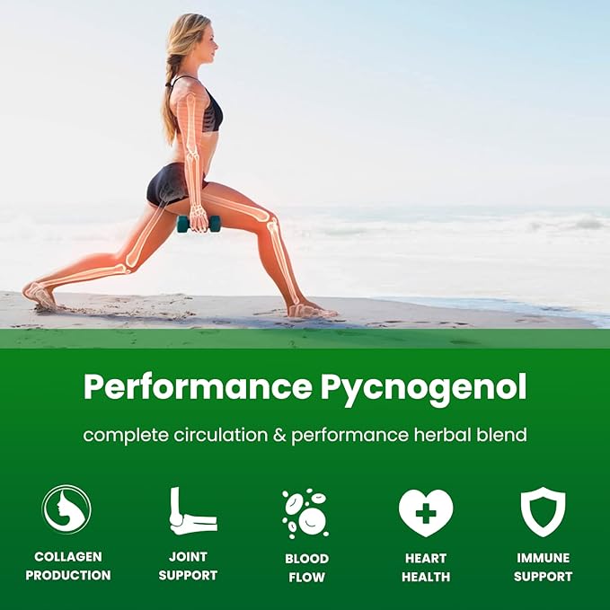 NutraChamps Complete Circulatory &amp Metabolic Boost : Pycnogenol &amp Berberine Duo