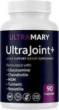 Glucosamine Chondroitin MSM and Turmeric Supplement – Joint Support Supplement for Women and Men with Boswellia and Chondroitin Sulfate for Joint Health Mobility &amp Flexibility – 90 Capsules