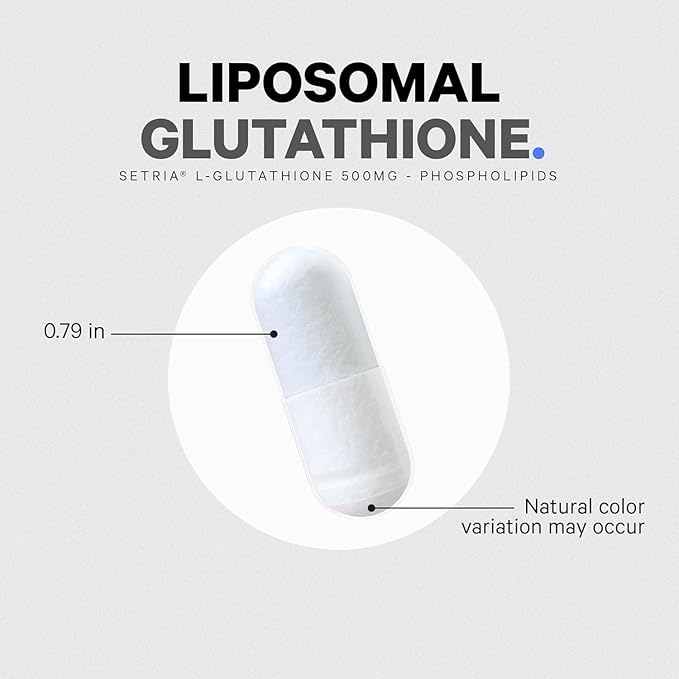 Codeage Liposomal Glutathione Supplement - Pure Reduced Setria L-Glutathione Liposomal Delivery Phospholipid Complex - Vegan Non-GMO - 2-Pack