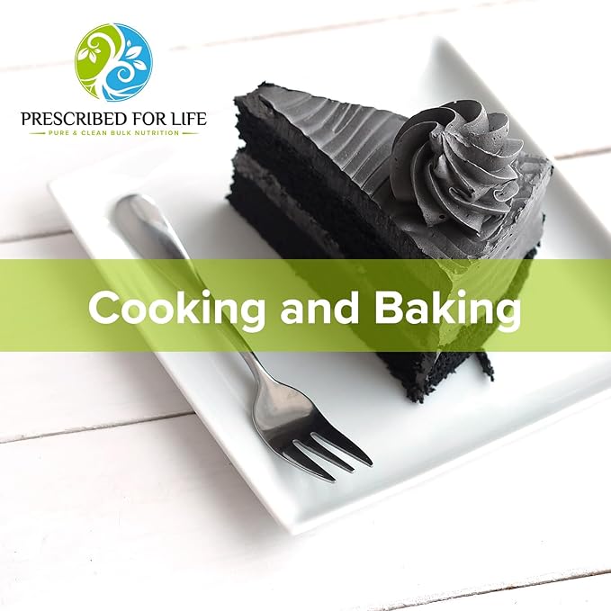 Prescribed For Life Activated Charcoal Powder Coconut Shell Charcoal Ultra Fine Husk Food Grade Powder (44lb)