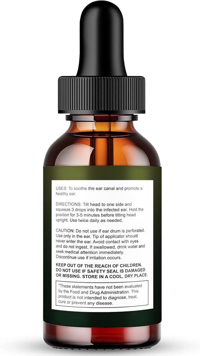 Tinnitus Fix Drops Official TinnitusFix Tinnitus Relief for Ringing Ears Advanced Ear Health Support Supplement Liquid Drop All Natural for Healthy Ringing Ear Tinnitus Fix Dropper Reviews (1 Pack)