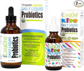 LiviaOne Daily Liquid Probiotics for Kids and Daily Liquid Probiotics for Adults Bundle 6 Fl Oz (Pack of 2)