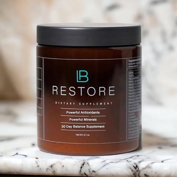 Restore Advanced Multi-Nutrient System Pure Powder Formula - 30 Day Balance Supplement - Contains Powerful Antioxidants Minerals Essential Amino &amp Fatty Acids