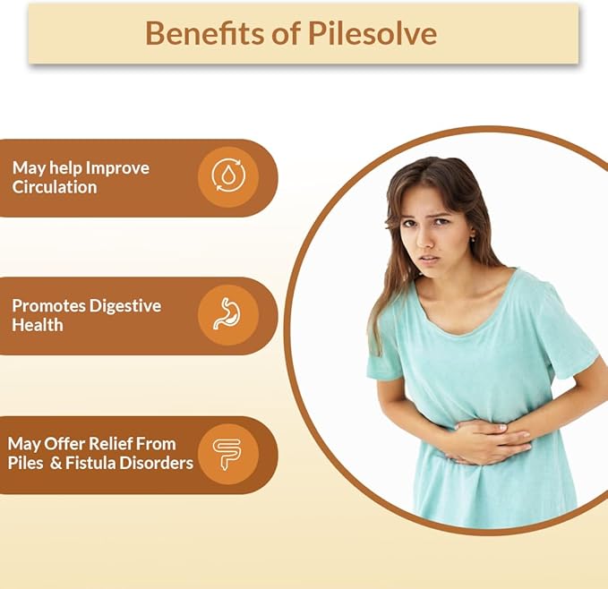 Biogetica Pilesolve Natural Herbal Supplement with Licorice and Ginger - Non-GMO - 100% Vegan Ayurveda Supplement Powder