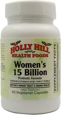 Holly Hill Health Foods Women's Probiotic 15 Billion CFU 60 Vegetarian Capsules