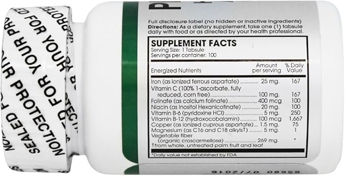 Perque Hematin Anemia Guard 100 Count
