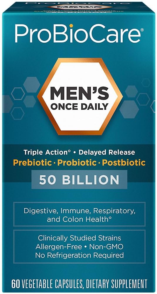 MenaTMs Once Daily Probiotic a Digestive Health a 50 Billion CFU of Probiotics (60 Capsules)