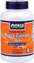 Now Foods Black Currant Oil 1000 mg - 100 Softgels 6 Pack