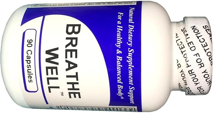 Breathe Well (100 Capsules) - Concentrated Herbal Blend - Dietary Supplement