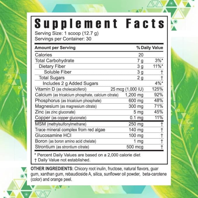 Youngevity Beyond Osteo FX - Tropical Vanilla | Healthy Bone &amp Bone Support | Multi-Vitamin Powder | 6 Canister