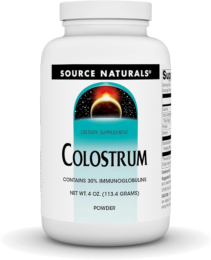 Source Naturals Colostrum Contains 30 Percent Immunoglobulins - 4 oz Powder