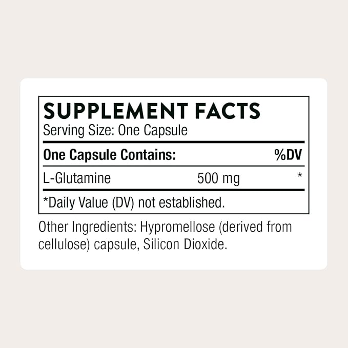THORNE - L-Glutamine - Amino Acid Supplement for Immune System &amp GI Health - Promotes Post-Exercise Muscle Cell Repair* - Third-Party Certified - Gluten Dairy &amp Soy-Free - 90 Capsules