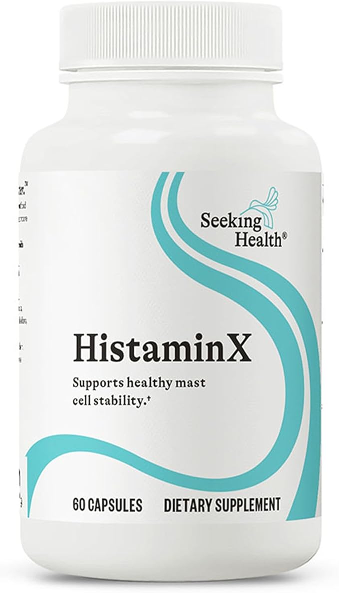 Seeking Health HistaminX - Supplement with Bromelain &amp Flavonoids - Formula Aids Healthy Swelling Responses &amp Seasonal Comfort - Support Immune System with Antioxidants - 60 Capsules