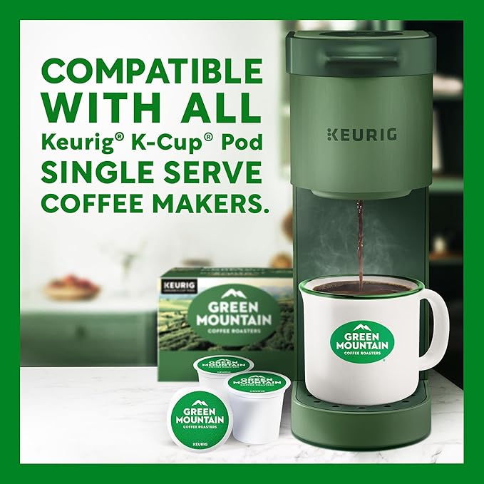 Green Mountain Coffee Dark Magic Decaf Keurig Single Serve K-Cup Pods Dark Roast Coffee 60 Count (6 Packs of 10)