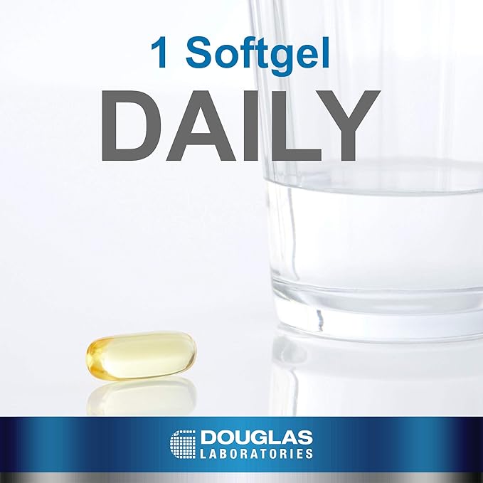 Douglas Laboratories Quell Fish Oil EPA/DHA Plus D | 3:2 Ratio of EPA to DHA Essential Omega 3 Fatty Acids Plus 1000 I.U. of Vitamin D3* | 60 Softgels