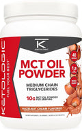 Ketologic MCT Oil Powder Hazelnut Cream (1 LB) – Keto Coffee Creamer &amp Energy Support – 41 Servings of Medium Chain Triglycerides for Focus &amp Fuel
