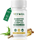Digestive Enzyme Complex 1000 mg | 60 Vegan Capsules | with Probiotic &amp Inulin Fiber | Multi-Source Clean Label Formula | Non-GMO | Gluten-Free