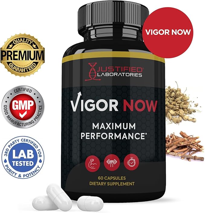 (2 Pack) Vigor Now Max 1600MG Advanced Men's Health Formula 120 Capsules