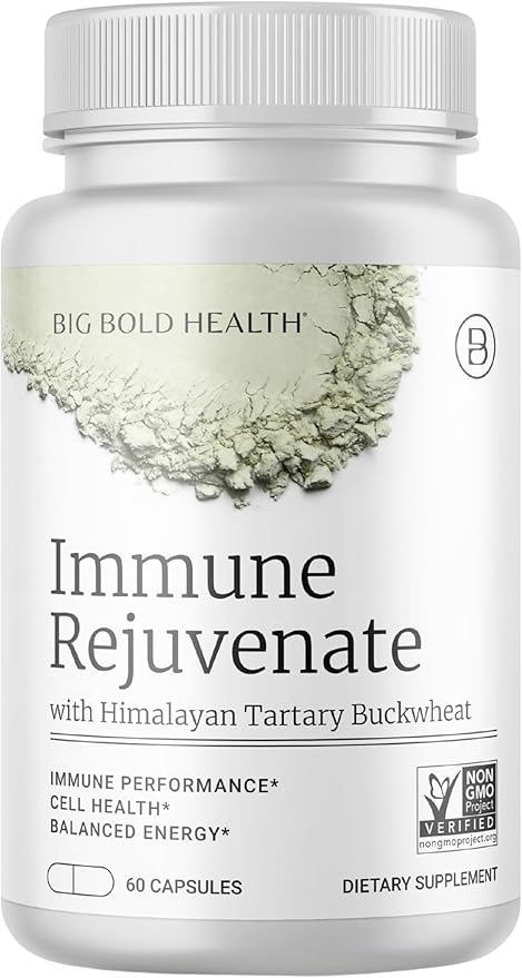 BIG BOLD HEALTH Immunity Starter Bundle - Himalayan Tartary Buckwheat Immune Support + Wild Alaskan Omega-3 - Polyphenol &amp Omega-3 Fatty Acid Wellness Duo - Gluten-Free Non-GMO 60-Day Supply