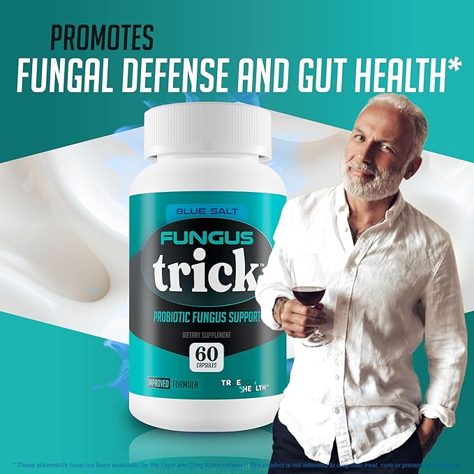 Fungus Trick - Toenail Fungi Probiotic For Clear Nails - Our Best Probiotic Nail Fungal Treatment - Fight Off Fungi From The Inside Out - Probiotics Immune Support - Myco Nuker Fungus Supplement