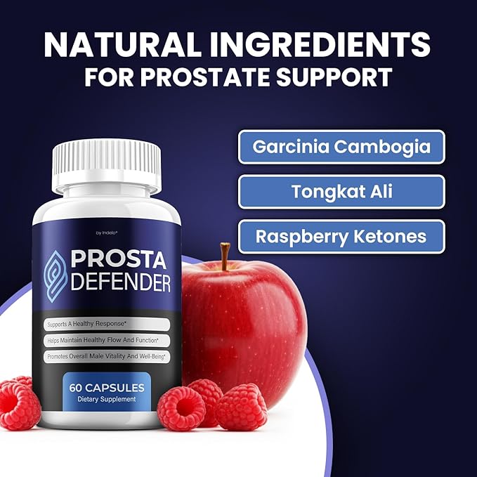 (2 Bottles) ProstaDefender – Advanced Capsule Formula Supplement Pills for Daily Health &amp Wellness Support (120 Capsules)